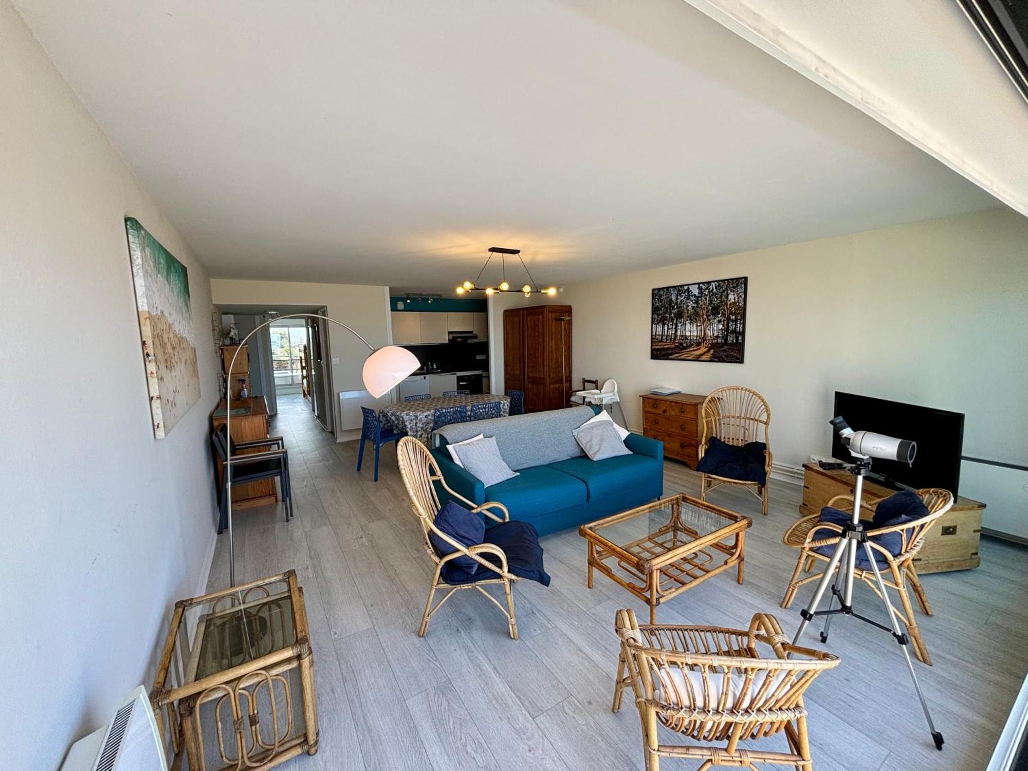 Appt Traversant Vu Mer Et Dunes Avec Garage Le Touquet 외부 사진