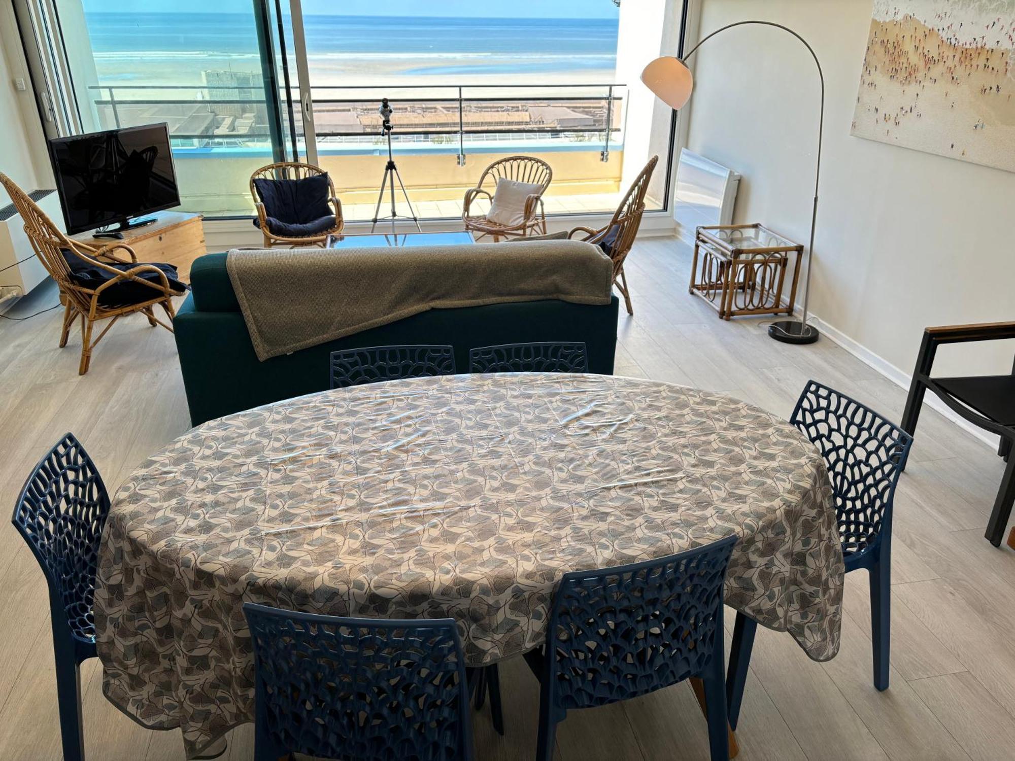 Appt Traversant Vu Mer Et Dunes Avec Garage Le Touquet 외부 사진