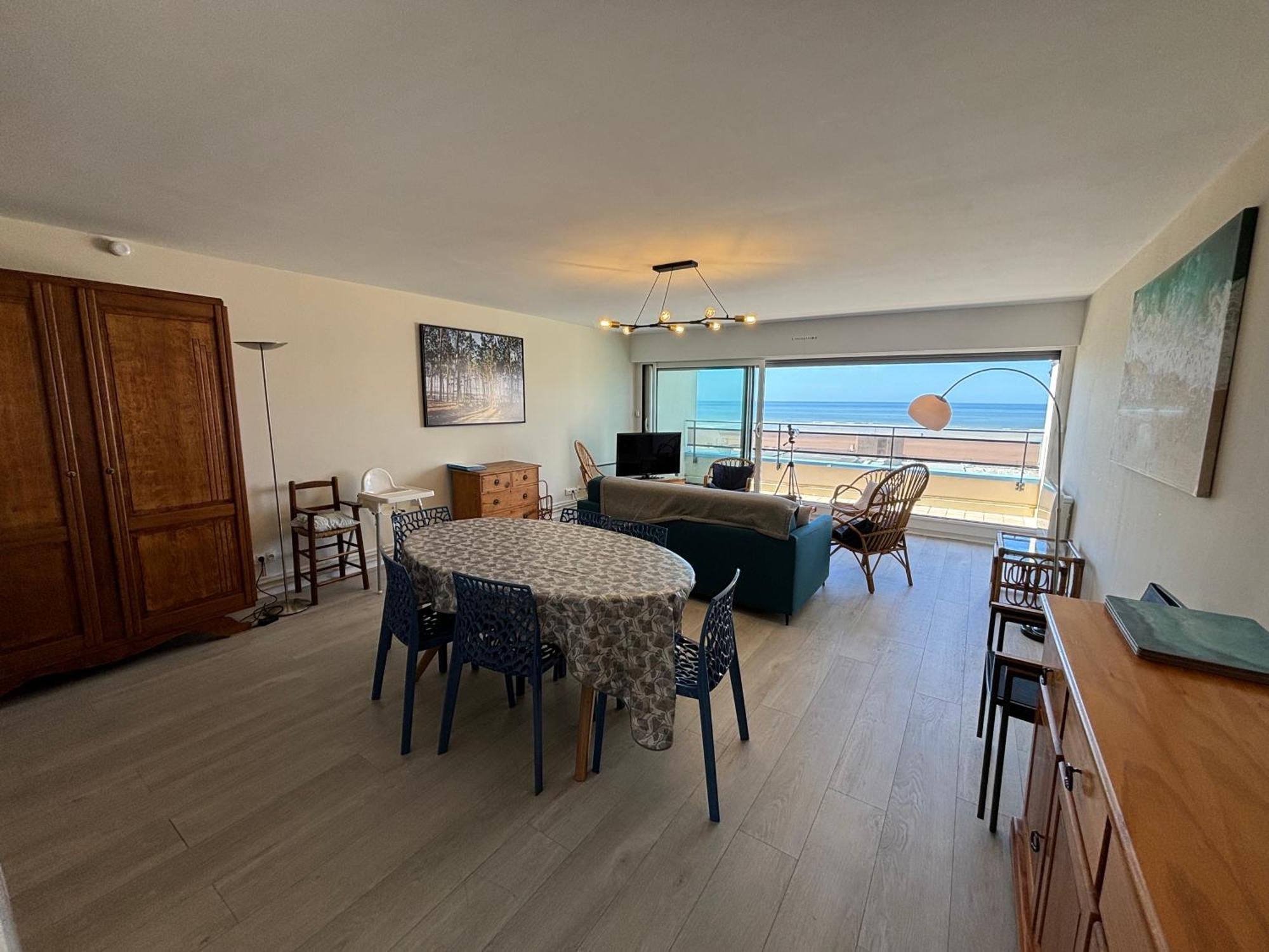 Appt Traversant Vu Mer Et Dunes Avec Garage Le Touquet 외부 사진